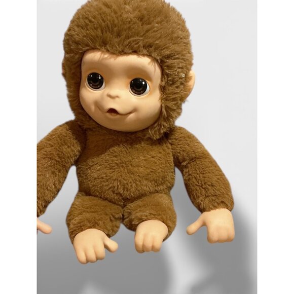 Little Live Pets Brown Plush Monkey Interactive Toy - Picture 6 of 6